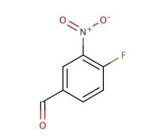 4-Fluoro-3-nitrobenzaldehyde (CAS 42564-51-2) - chemical structure image