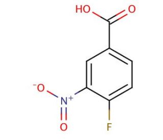 4-Fluoro-3-nitrobenzoic acid (CAS 453-71-4) - chemical structure image