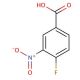 4-Fluoro-3-nitrobenzoic acid (CAS 453-71-4) - chemical structure image