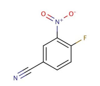 4-Fluoro-3-nitrobenzonitrile (CAS 1009-35-4) - chemical structure image