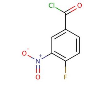 4-Fluoro-3-nitrobenzoyl chloride (CAS 400-94-2) - chemical structure image