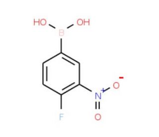 4-fluoro-3-nitrophenylboronic acid (CAS 352530-22-4) - chemical structure image