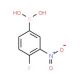 4-fluoro-3-nitrophenylboronic acid (CAS 352530-22-4) - chemical structure image