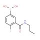 4-Fluoro-3-(propylcarbamoyl)benzeneboronic acid (CAS 874219-32-6) - chemical structure image