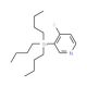 4-Fluoro-3-(tributylstannyl)pyridine (CAS 918542-03-7) - chemical structure image