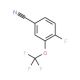 4-Fluoro-3-(trifluoromethoxy)benzonitrile (CAS 886501-14-0) - chemical structure image