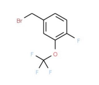 4-Fluoro-3-(trifluoromethoxy)benzyl bromide (CAS 86256-50-0) - chemical structure image