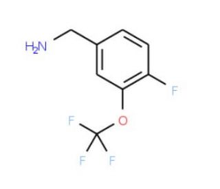 4-Fluoro-3-(trifluoromethoxy)benzylamine - chemical structure image