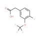 4-Fluoro-3-(trifluoromethoxy)phenylacetic acid - chemical structure image