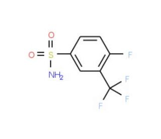 4-Fluoro-3-(trifluoromethyl)benzenesulfonamide - chemical structure image