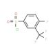 4-Fluoro-3-(trifluoromethyl)benzenesulphonyl chloride (CAS 1682-10-6) - chemical structure image