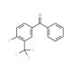 4-Fluoro-3-(trifluoromethyl)benzophenone (CAS 239087-04-8) - chemical structure image