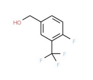 4-Fluoro-3-(trifluoromethyl)benzyl alcohol (CAS 67515-61-1) - chemical structure image