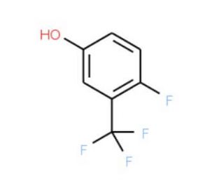 4-Fluoro-3-(trifluoromethyl)phenol (CAS 61721-07-1) - chemical structure image