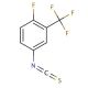 4-Fluoro-3-(trifluoromethyl)phenyl isothiocyanate (CAS 302912-43-2) - chemical structure image