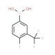 4-fluoro-3-(trifluoromethyl)phenylboronic acid (CAS 182344-23-6) - chemical structure image