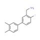(4-Fluoro-3′,4′-dimethyl[1,1′-biphenyl]-3-yl)-methylamine - chemical structure image
