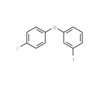 4-Fluoro-3&prime;-iododiphenyl ether (CAS 188534-09-0) - chemical structure image