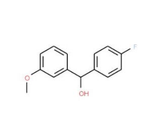 4-Fluoro-3&prime;-methoxybenzhydrol - chemical structure image