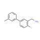 (4-Fluoro-3′-methyl[1,1′-biphenyl]-3-yl)-methanamine - chemical structure image