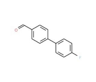 4-Fluoro-4&prime;-formylbiphenyl (CAS 60992-98-5) - chemical structure image