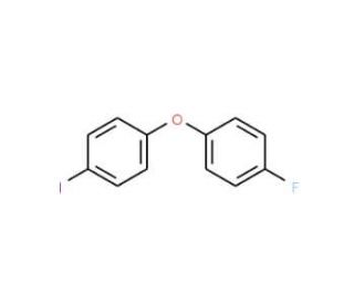 4-Fluoro-4&prime;-iododiphenyl ether (CAS 886762-45-4) - chemical structure image