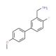 (4-Fluoro-4′-methoxy[1,1′-biphenyl]-3-yl)-methanamine - chemical structure image