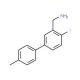 (4-Fluoro-4′-methyl[1,1′-biphenyl]-3-yl)-methanamine - chemical structure image