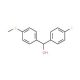 4-Fluoro-4′-(methylthio)benzhydrol (CAS 1510-48-1) - chemical structure image