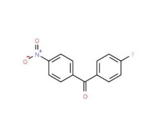 4-Fluoro-4&prime;-nitrobenzophenone (CAS 2195-47-3) - chemical structure image