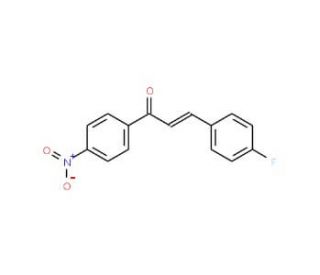 4-Fluoro-4&prime;-nitrochalcone - chemical structure image