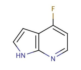 4-Fluoro-7-azaindole (CAS 640735-23-5) - chemical structure image