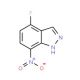 4-Fluoro-7-nitro-1H-indazole (CAS 866144-02-7) - chemical structure image