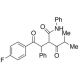 4-Fluoro-α-(2-methyl-1-oxopropyl)-γ-oxo-N,β-diphenyl-benzenebutanamide (CAS 125971-96-2) - chemical structure image