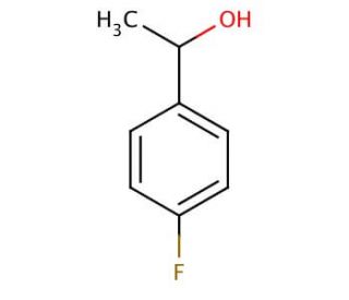 4-Fluoro-&alpha;-methylbenzyl alcohol (CAS 403-41-8) - chemical structure image