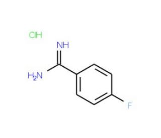 4-Fluoro-benzamidine hydrochloride (CAS 456-14-4) - chemical structure image