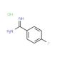 4-Fluoro-benzamidine hydrochloride (CAS 456-14-4) - chemical structure image