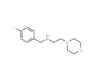(4-Fluoro-benzyl)-(2-morpholin-4-yl-ethyl)-amine - chemical structure image