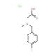 [(4-Fluoro-benzyl)-methyl-amino]-acetic acid hydrochloride - chemical structure image