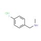 (4-Fluoro-benzyl)-methylamine HCl (CAS 459-20-1) - chemical structure image