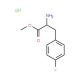 4-Fluoro-DL-phenylalanine methyl ester hydrochloride (CAS 64282-12-8) - chemical structure image