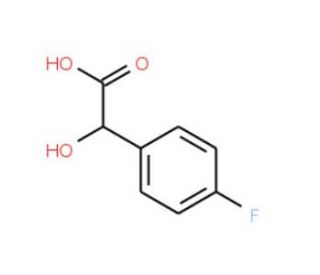4-Fluoro(hydroxy)acetic acid (CAS 395-33-5) - chemical structure image