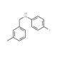 4-Fluoro-N-(3-methylbenzyl)aniline - chemical structure image