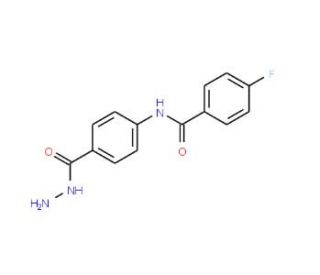4-Fluoro-N-[4-(hydrazinocarbonyl)phenyl]benzamide - chemical structure image