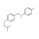 4-Fluoro-N-(4-isobutoxybenzyl)aniline - chemical structure image