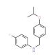 4-Fluoro-N-(4-isopropoxybenzyl)aniline - chemical structure image