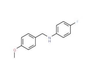 4-Fluoro-N-(4-methoxybenzyl)aniline - chemical structure image