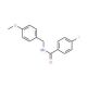 4-Fluoro-N-(4-methoxybenzyl)benzamide (CAS 346725-04-0) - chemical structure image