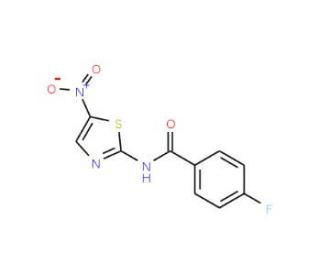 4-fluoro-N-(5-nitro-1,3-thiazol-2-yl)benzamide - chemical structure image