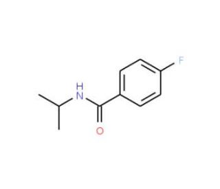 4-Fluoro-N-isopropylbenzamide (CAS 70001-45-5) - chemical structure image